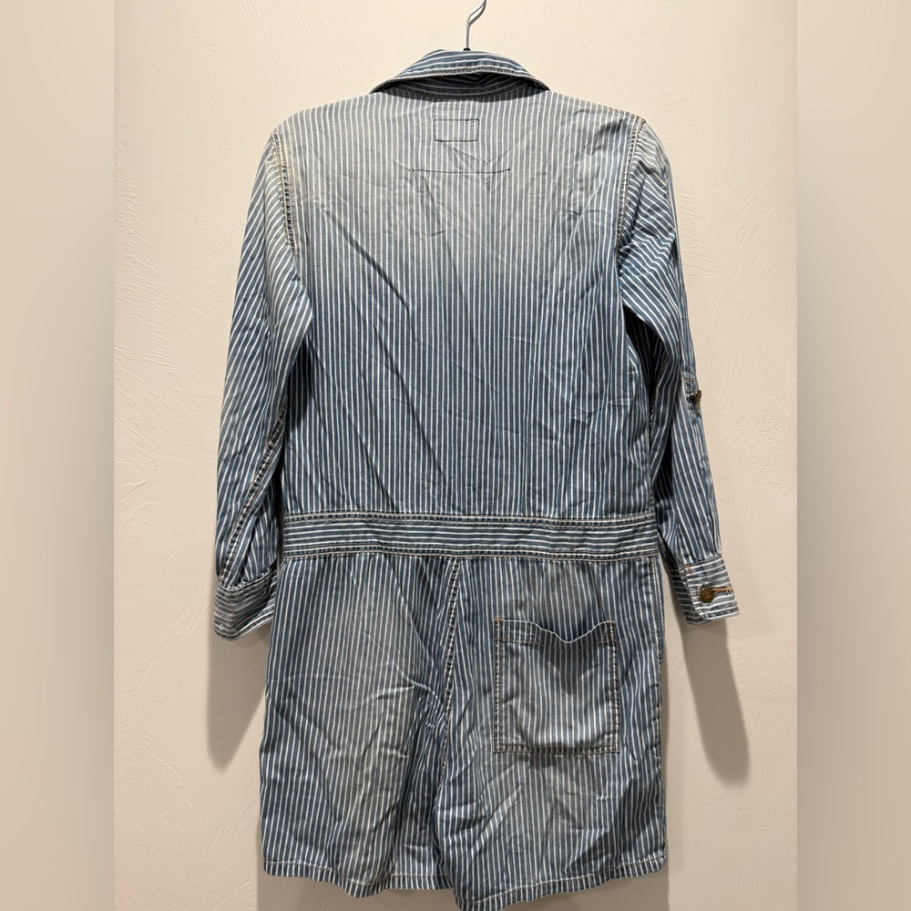 Current/Elliott Denim Button-Up Romper - image 5